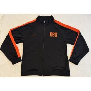 Vintage Y2K Oregon State Beavers Nike Full Zip Windbreaker Track Jacket Medium